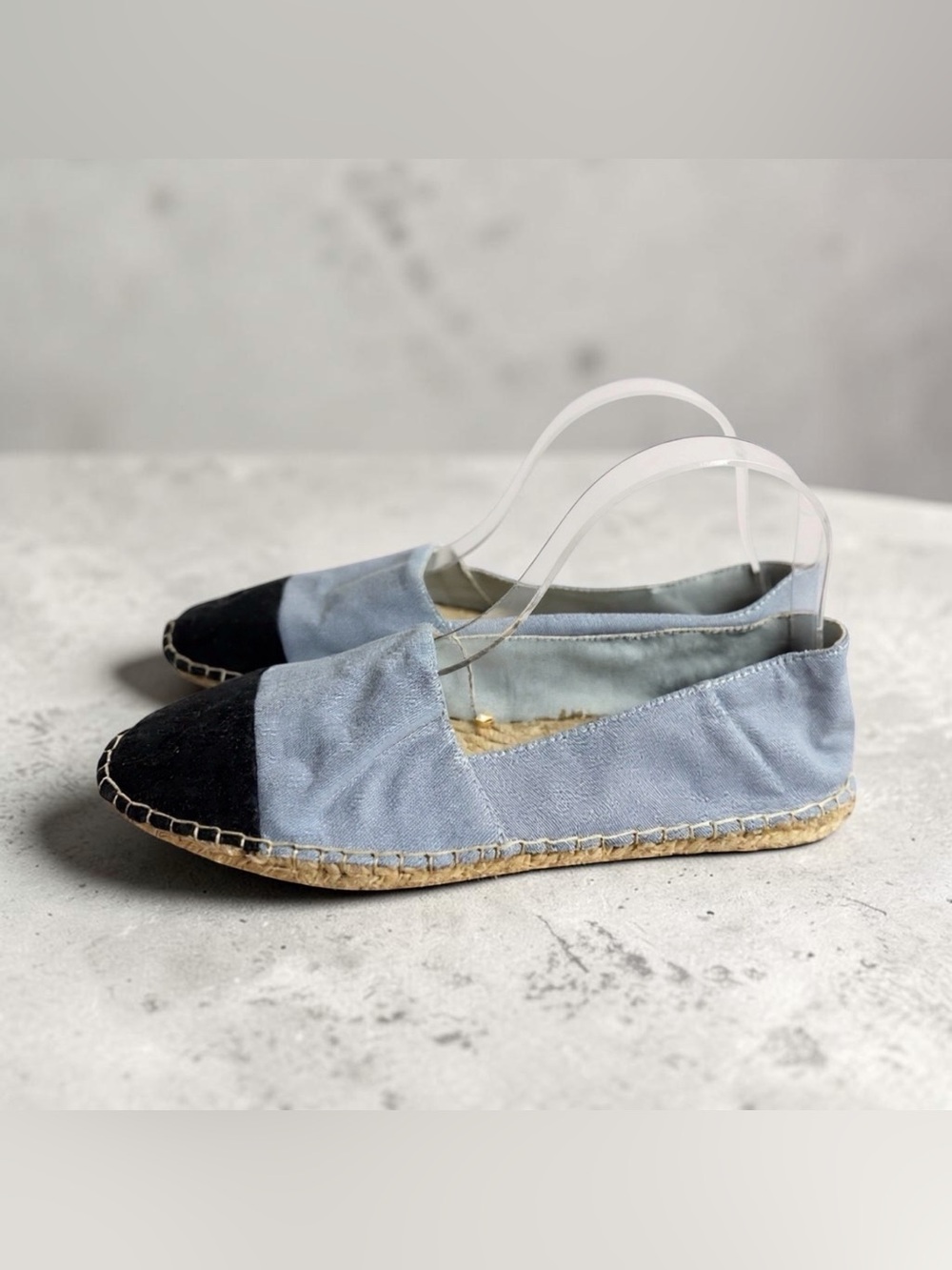 Zara Espadrille Flats Denim